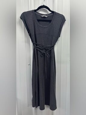 The North Face Medium Charcoal Tie-Waist Dress